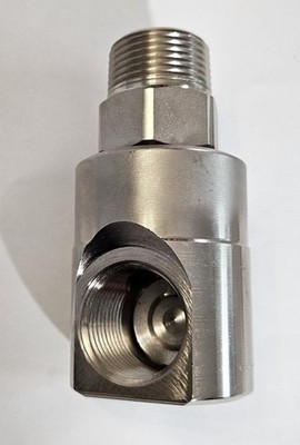 Super Swivel S602026-1 - 3/4'' NPT(F) x 3/4'' NPT(M) Carbon Steel Swivel 90 Degree