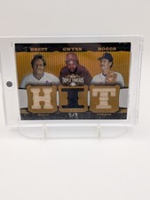 Topps Triple Threads HIT Relic Combos Gold /9 Brett Gwynn Boggs 2006