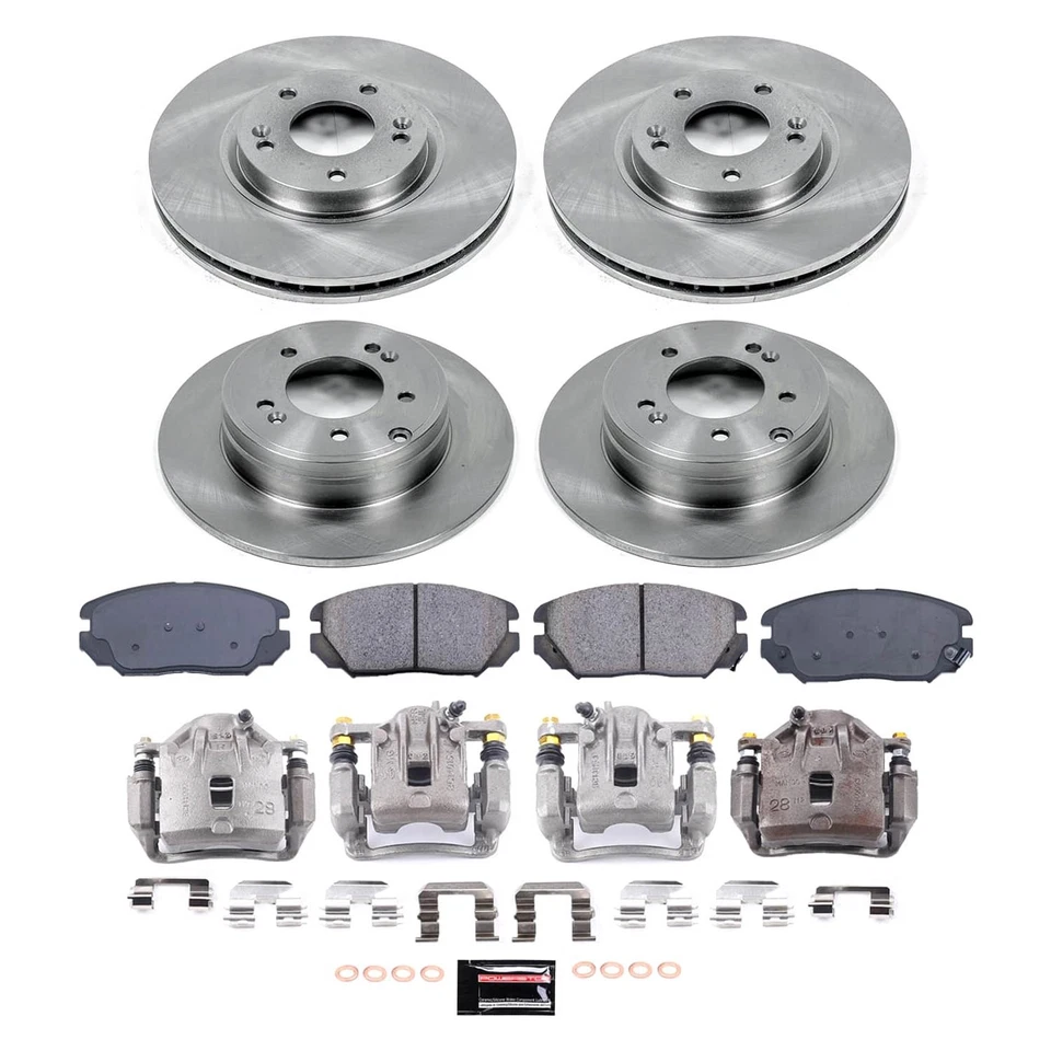 PowerStop KCOE9061 Brake Kit For Hyundai Sonata 2009-2010 Front Rear - Изображение 2 из 4