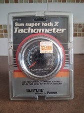 Nos Sun Super Tach X 10000 Rpm Muscle Car Tachometer Hot Rat Rod Cp 7910 Nos Sun Super Tach X 10000 Rpm Muscle Car Tachometer Hot Rat Rod Cp 7910