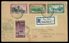 NEW ZEALAND 1948 registered FDC Centennial of Otago send to Hungary    SG72X6