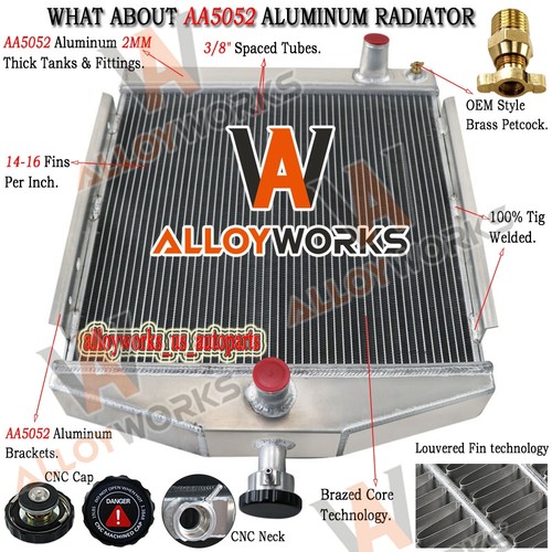 Tractor Aluminum Radiator For Lincoln Welder SA200 SA250 SAE300 SAE400 ...