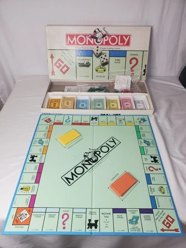 Vintage Monopoly 1985 Board Game Complete Original Parker Brothers No. 0009