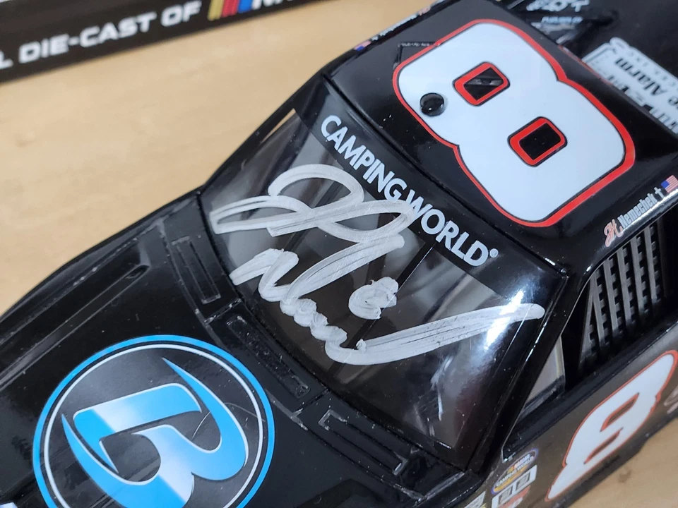 AUTOGRAPHED 2017 #8 John Hunter Nemechek Plan B Sales 1/24 Action NASCAR Diecast - Image 2 of 3