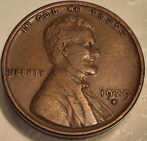 1929 D 1C BN Lincoln Wheat Penny Cent! Great Condition! Fill Your Album!