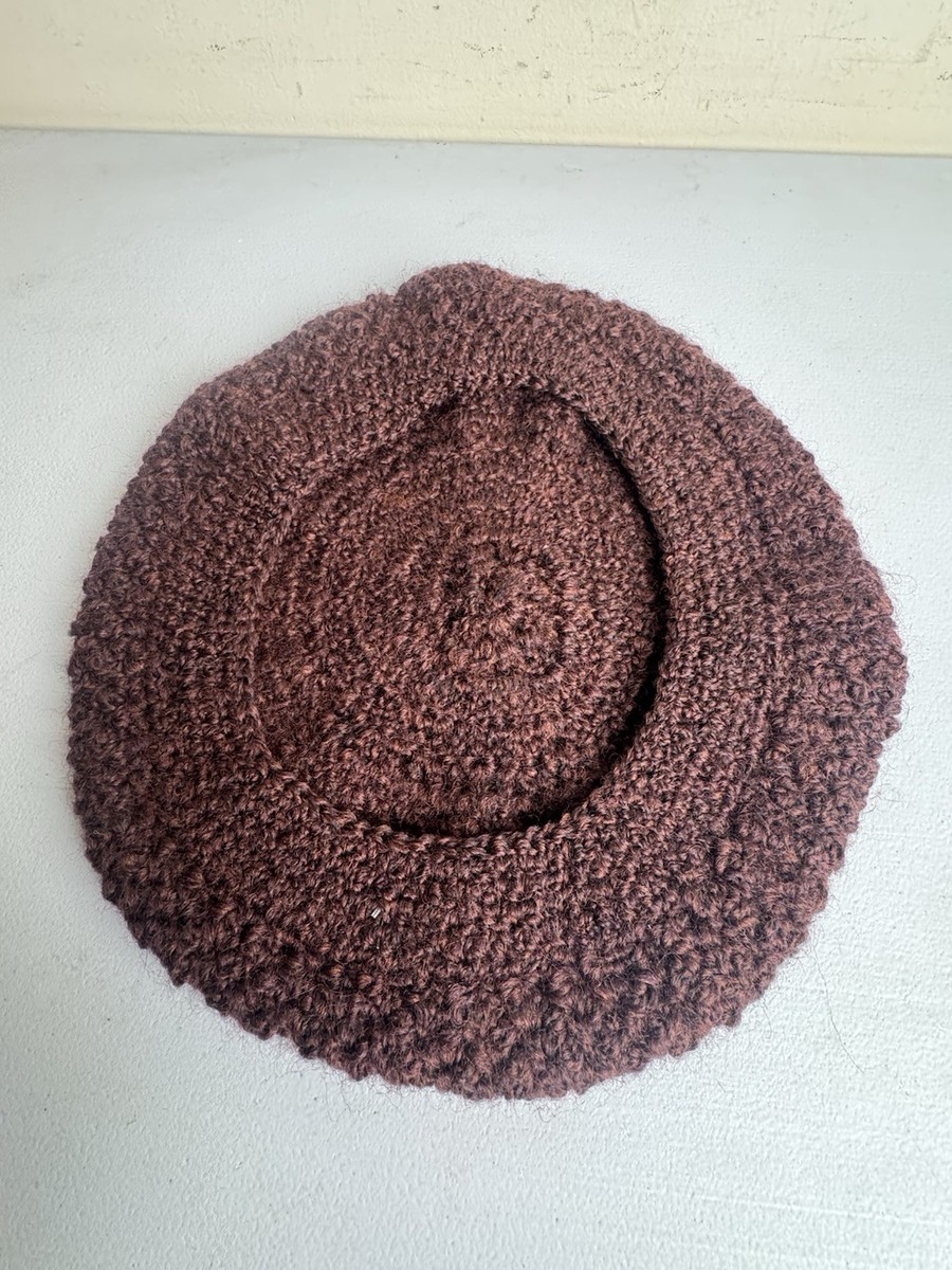 VTG Peruvian Connection 100% Merino Wool Hand knitting French Hat View 2