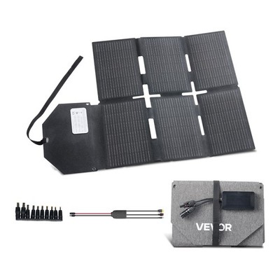 VEVOR Faltbares Solarpanel 60W Solarladegerät Tragbares Mono Solarmodul 16BB N