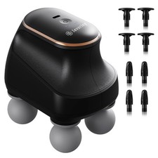 4 Head Massage Gun Deep Tissue, Mini Percussion Muscle Massage Gun for Pain R...