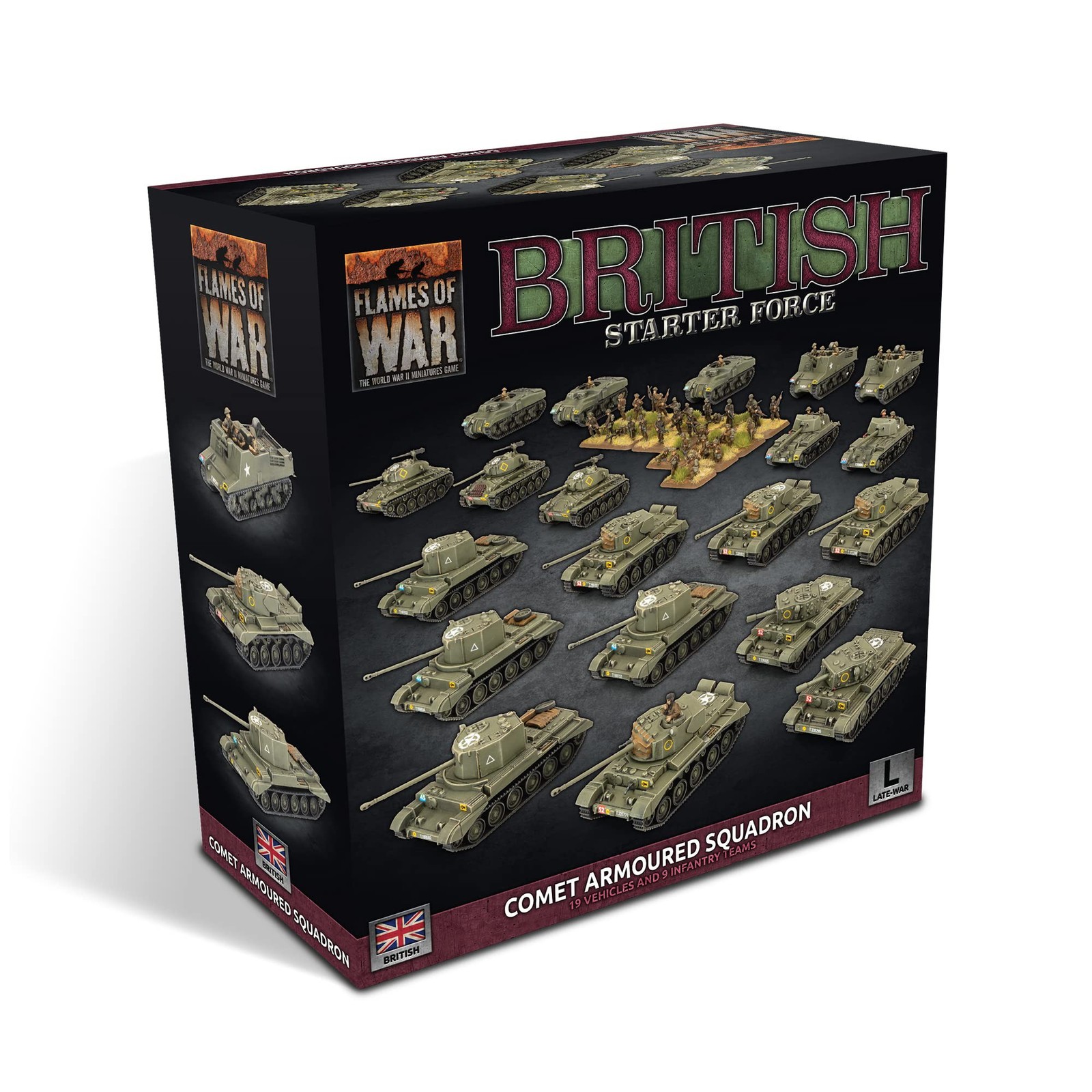 Flames of War - British Starter Force : Comet Armoured Squadron