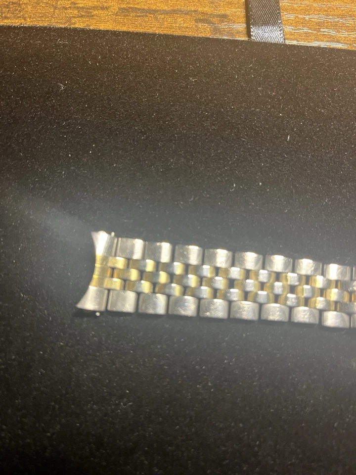 RELOJ TUDOR AUTÉNTICO PARA HOMBRE PULSERA DE DOS TONOS 19MM CON ESLABONES FINALES  Foto 4 de 4