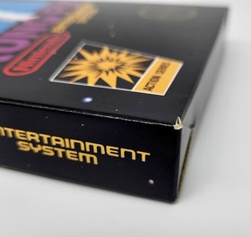 Kung Fu Nintendo NES Black Box 5 Schrauben Hangtab Early Print - Near Mint - USA