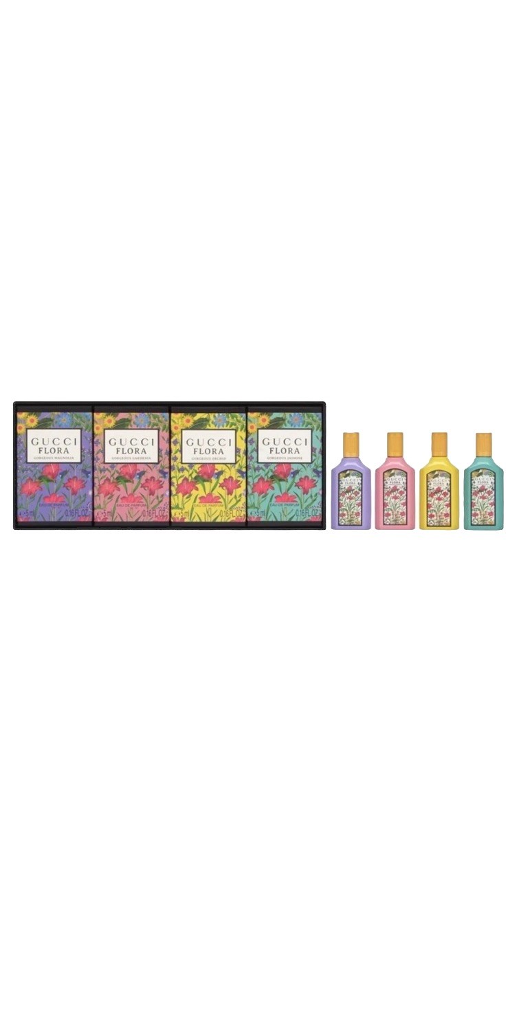 Gucci Flora Miniature Collection EDP 4 Piece Set For Women