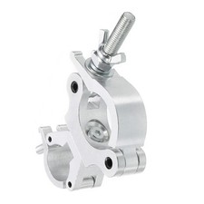Light Truss Clamps, Lighting Pipe O Clamp for 1.2-1.4" 1.8-2.1" OD, 1Pcs, Silver