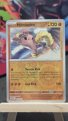 Hitmonlee 106/165 Reverse Holo MEW SV: Scarlet & Violet 151 Uncommon NM-MP