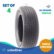 Set of (4) Used 235/60R18 Bridgestone Alenza A/S 02 RFT 103H - 7.5/32