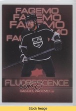 2022-23 Upper Deck Series 2 Fluorescence Red Samuel Fagemo #F-13 READ 1da5