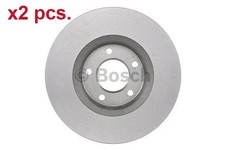 X2 PCS FRONT BRAKE DISC ROTOS X2 PCS SET 0 986 479 117 BOSCH I