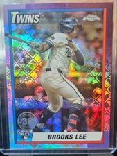 2025 Topps Chrome Logofractor Edition - 1990 Topps Brooks Lee #90CB-20 (RC)
