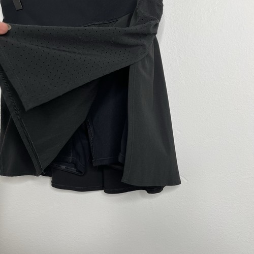SPANX Black Get Moving Core Skort 14" taglia M modellante vita tennis Pickleball - Foto 9 di 19