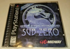 Mortal Kombat Mythologies: Sub Zero (Sony PlayStation 1, 1997) PS1 CIB Working