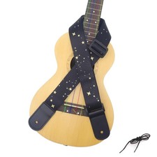 RAUYIVANY Ukulele strap, polyester fiber star pattern Hawaiian Colored Woven ...