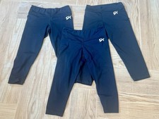 3 Pairs Pre Owned GK Adult Small AS Gymnastics Capri Leggings