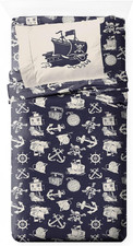 Kids Sheet Set with Fitted, Flat Sheets Pillow Cover - Ultra-Soft Bedding with