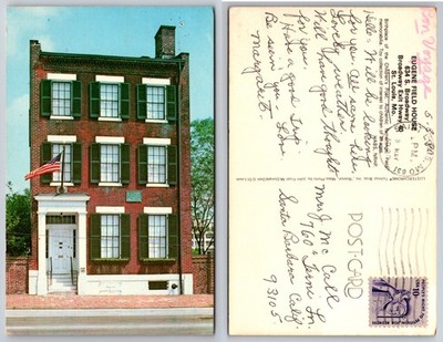 Eugene Field House St Louis MO Postcard