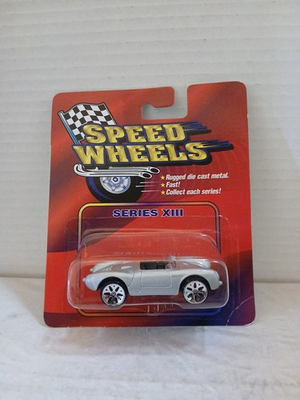 #ad SPEED WHEELS Series XIII PORSCHE Convertible 1 64 Scale Diecast Model SILVER $16.99