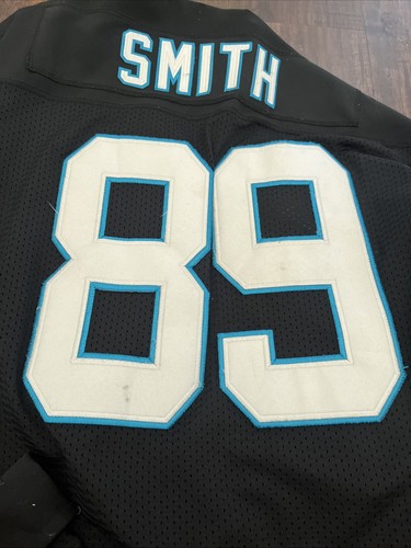 Steve Smith Carolina Panthers #89 Nike Sewn/Stitched Black Jersey Men Size 52 - Picture 8 of 9