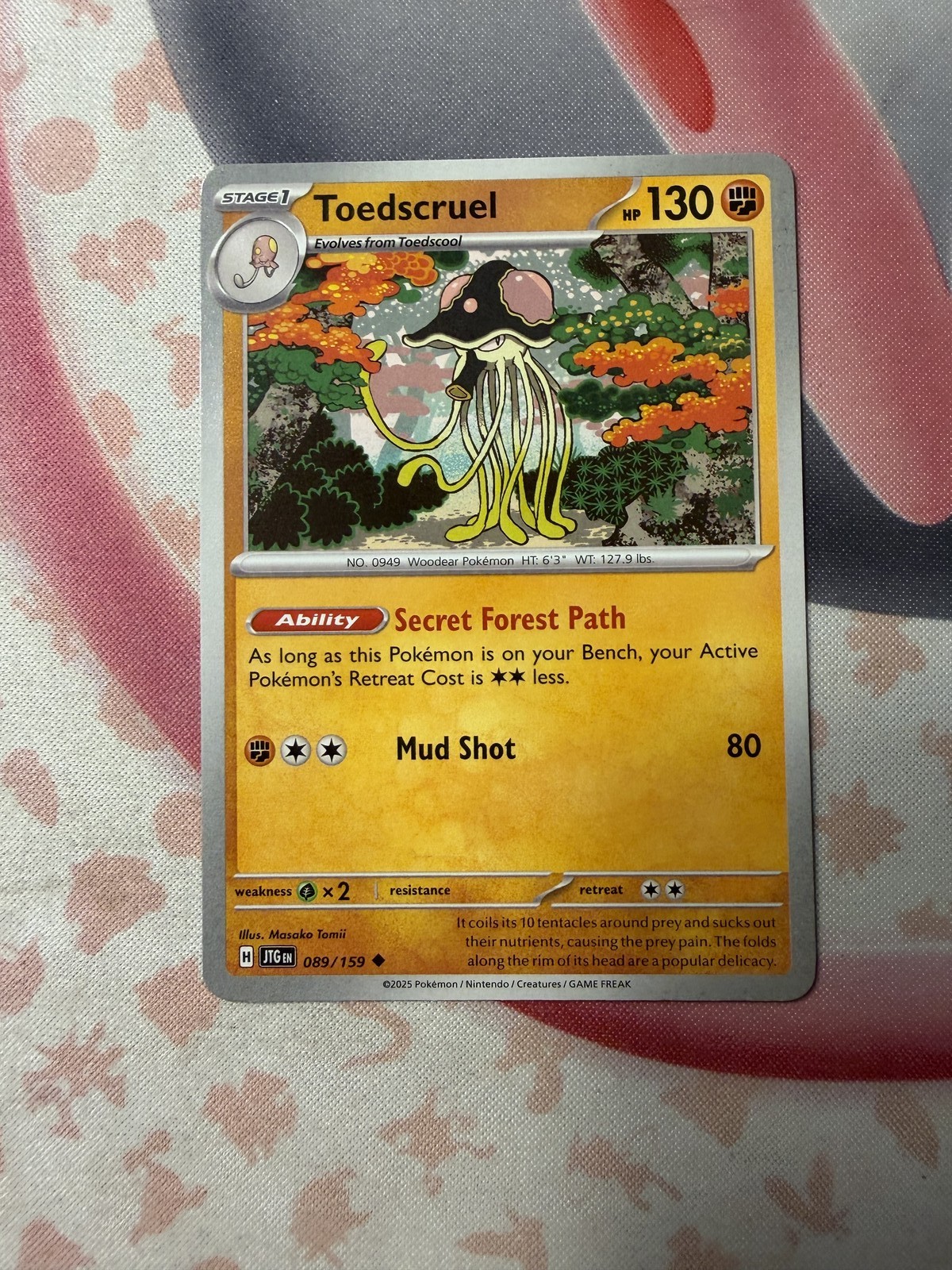Toedscruel Uncommon SV09: Journey Together 089/159 NM English