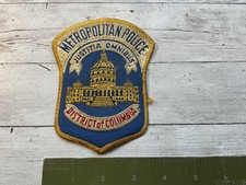 ORIGINAL VINTAGE WASHINGTON DC METRO POLICE PATCH
