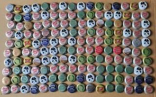 160 Beer and Soda Pop Bottle Caps lot