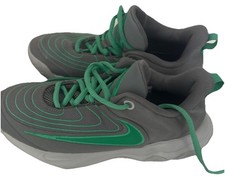 Nike Giannis Immortality 4 GS Smoke Grey Green Basketball Shoes Size 4.5