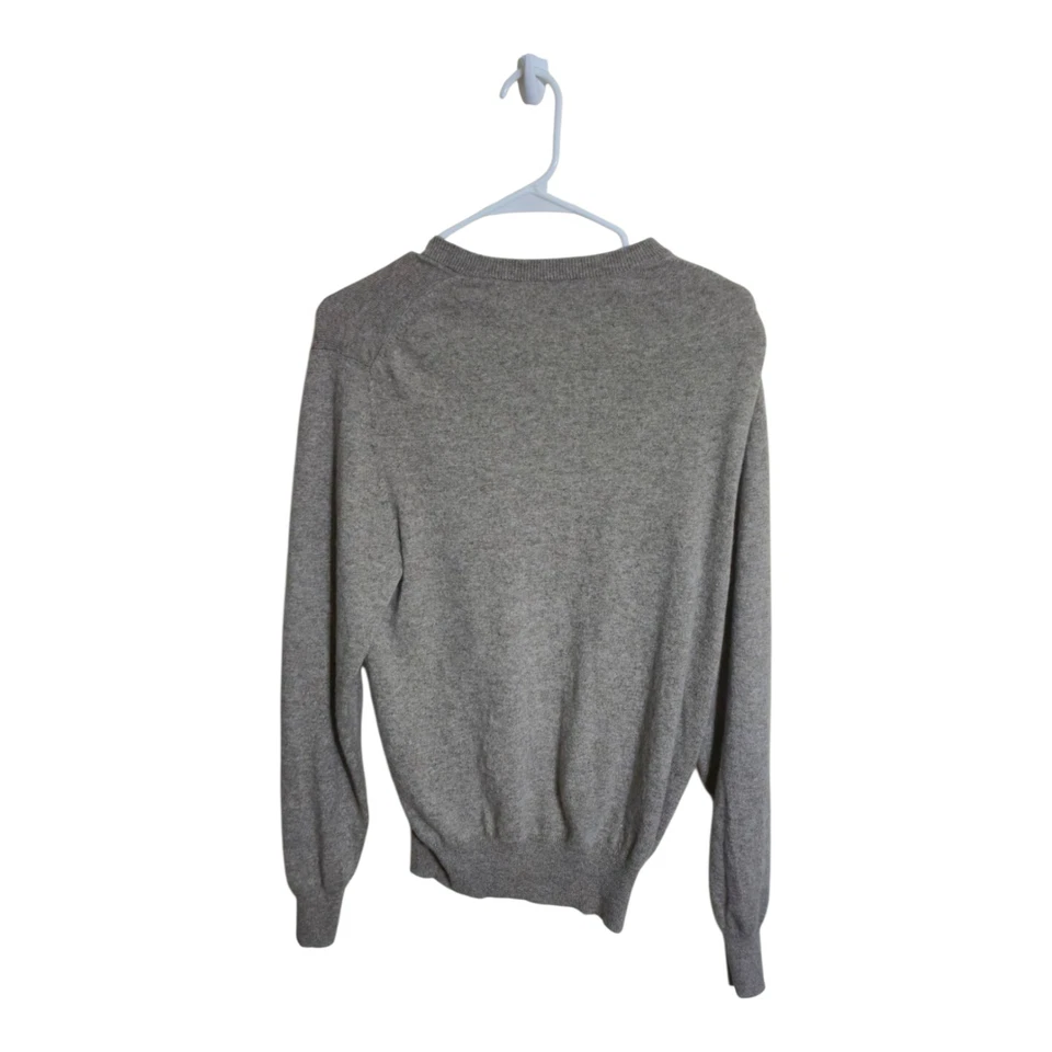 Suéter Allen Solly Hombres M Avena Cachemira Carrera Preppy Abuelo Core Vacaciones  Foto 2 de 4