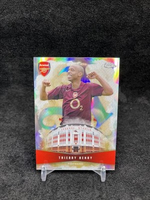Topps Chrome Arsenal Set 25/26 Thierry Henry Highbury High Insert HH-1