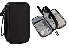 Waterproof Electronics Organizer Travel Bag Cable Gadget Storage Case for Charge