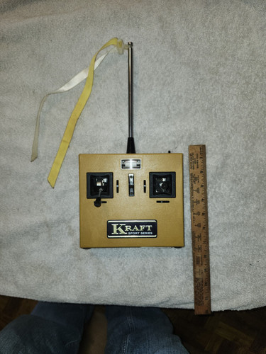 KRAFT 4A Sports Series remote control. 1970s. EX condition. airplane remote.