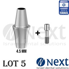 Lotx5 T-base CAD/CAM Neo GM Dent Grand Morse Straumann Fit NON Hex 4.5 mm