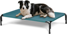 Elevated Dog Bed for Outdoor, Large Raised Dogs Cot for Training, Cooling Pet Be