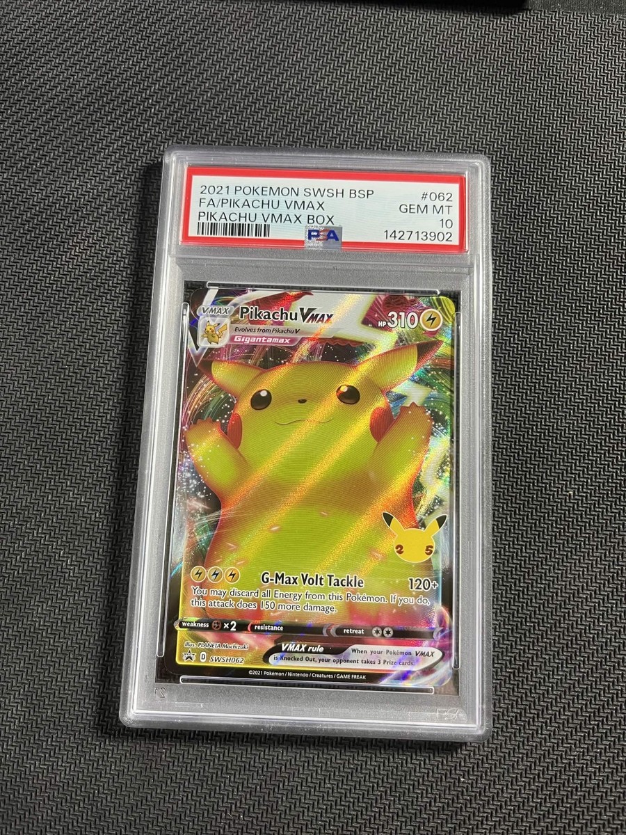 Pikachu VMAX 2021 Pokemon SWSH Black Star Promo SWSH062 PSA 10 | eBay