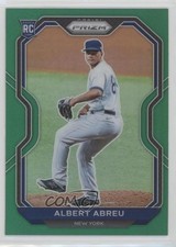 2021 Panini Prizm Tier II Green Prizm Albert Abreu #193 0nr3
