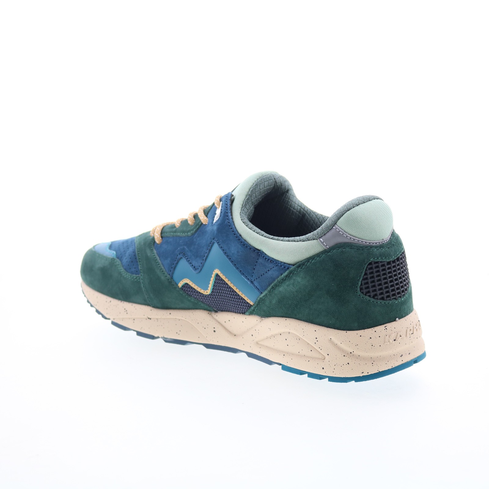 Karhu Aria 95 F803105 Mens Green Suede Lace Up Lifestyle Sneakers Shoes
