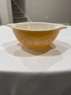 PYREX Butterfly Gold 442 Glass Mixing Bowl 1.5 QUART Vintage MCM