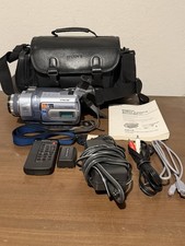 Pacchetto videocamera Sony DCR-TRV340 Digital8 FUNZIONANTE Hi8 8 mm NightShot lettore video