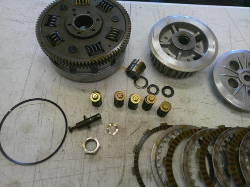 2004-2007 triumph rocket 3 complete clutch assembly - Picture 10 of 13