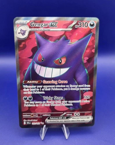 Pokemon Gengar EX Holo Full Art Temporal Forces 193/162 SV05 Near Mint