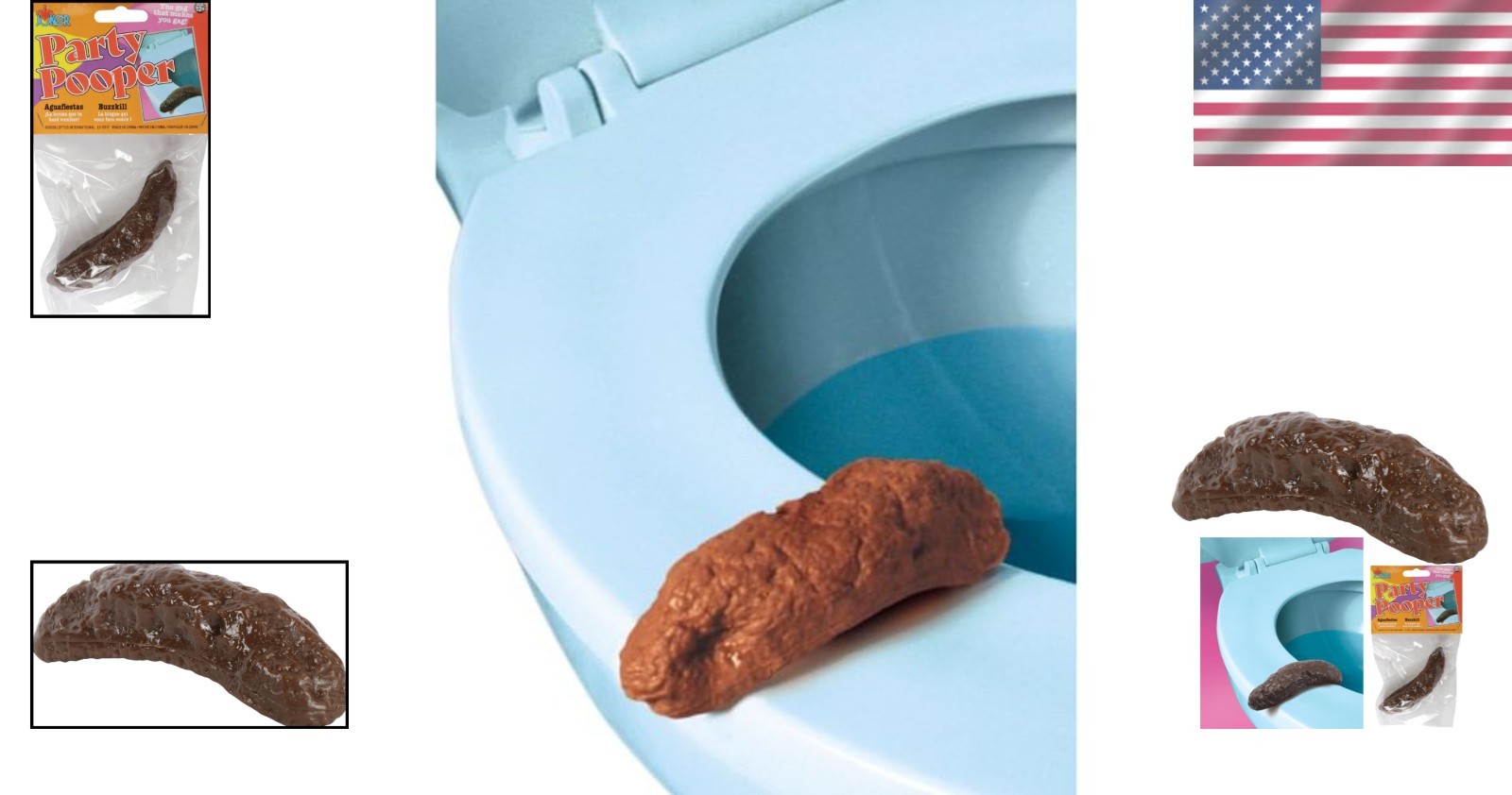 Loftus Gross 4" Realistic Fake Poop Toy - Perfect Gag Gift for Kids & Adults
