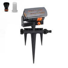 Stationary Yard Sprinklers, Oscillating Garden Sprinkler, 4 Modes Adjustable ...