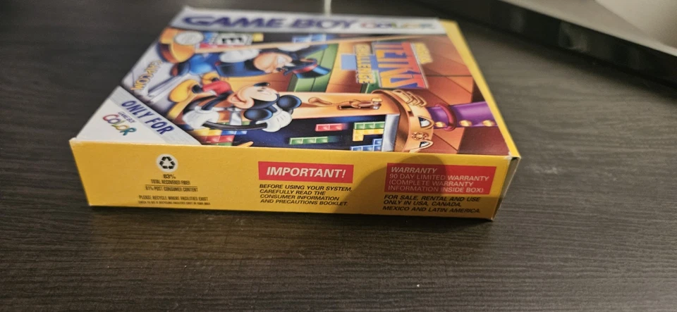 Magical Tetris Challenge GameBoy Color GBC Nintendo Capcom Complete CIB Puzzle - Image 3 of 4
